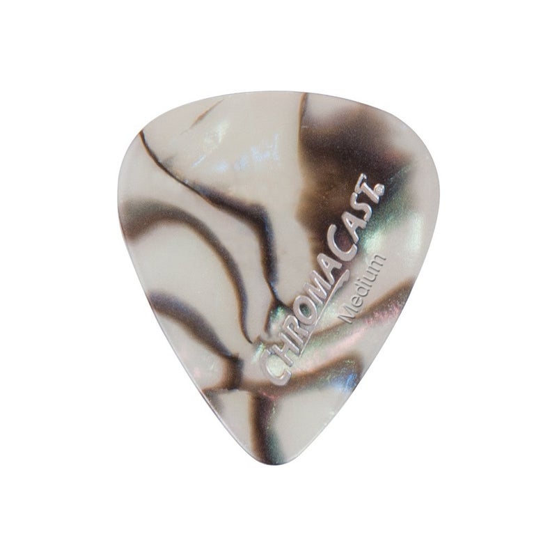 ChromaCast Pearl Celluloid Guitar Pick 10 Pack, Medium Gauge (.73mm) - Image 3